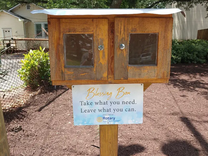 photo of North Charleston Rotary Blessing Box