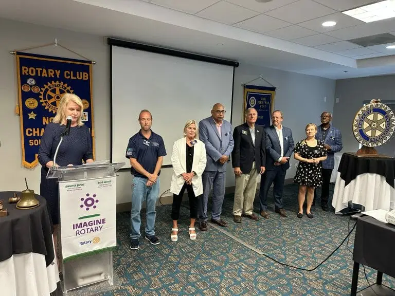 photo at 2023 North Charleston Rotary induction